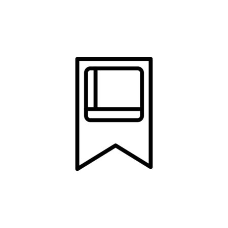 bookmark icon design line style. Perfect for application, web, logo and presentation templateのイラスト素材