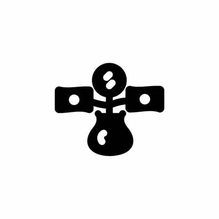 finance icon, profit icon design solid style. Perfect for application, web, logo and presentation templateのイラスト素材
