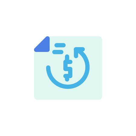 finance icon, history icon . Perfect for application, web, logo and presentation template. icon design flat styleのイラスト素材