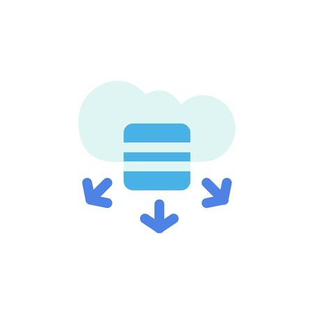 finance icon, big data icon . Perfect for application, web, logo and presentation template. icon design flat styleのイラスト素材