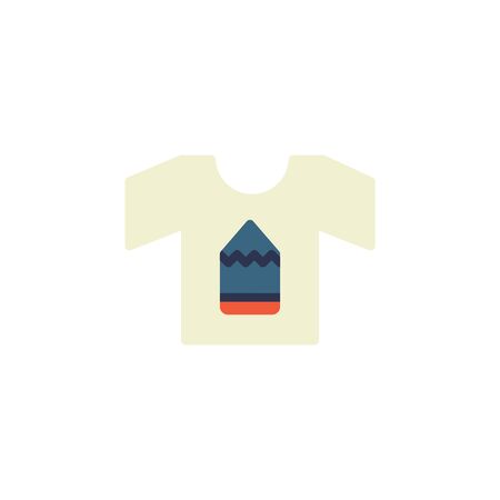 creative shirt icon. online learning icon. perfect for application, web, logo and presentation template. icon design flat styleのイラスト素材