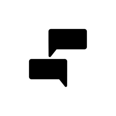 message and chat icon. perfect for website, logo, application, presentation template and other product. icon design solid styleのイラスト素材