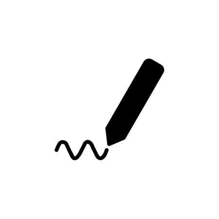 pencil icon. application icon. perfect for logo, website, application, presentation and more product. icon design solid styleのイラスト素材