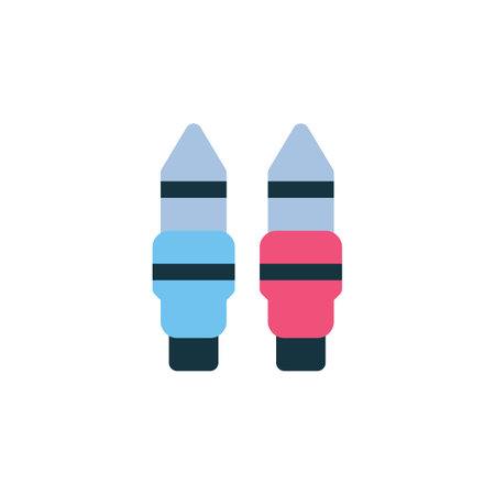 jack cable vector icon. computer component icon flat style. perfect use for logo, presentation,...