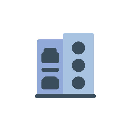input output port vector icon. computer component icon flat style. perfect use for logo, presentation, website, and more. simple modern icon design flat styleのイラスト素材