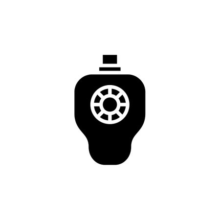 trackball vector icon. computer component icon solid style. perfect use for logo, presentation, website, and more. simple modern icon design solid styleのイラスト素材