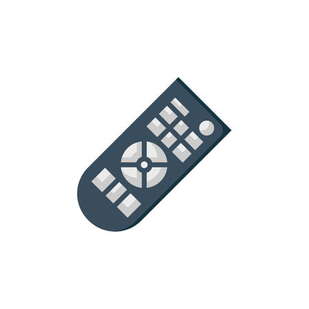 remote control vector icon. computer component icon flat style. perfect use for logo, presentation, website, and more. simple modern icon design flat styleのイラスト素材