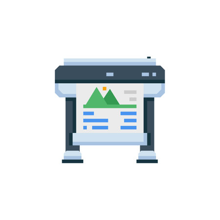 plotter vector icon. computer component icon flat style. perfect use for logo, presentation,...