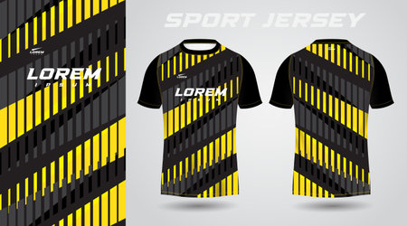 Soccer jersey template for football kit or soccer uniform. Design for football kit.のイラスト素材