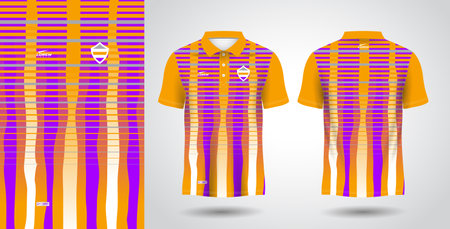 Soccer jersey template for sportswear. Vector Illustration.のイラスト素材