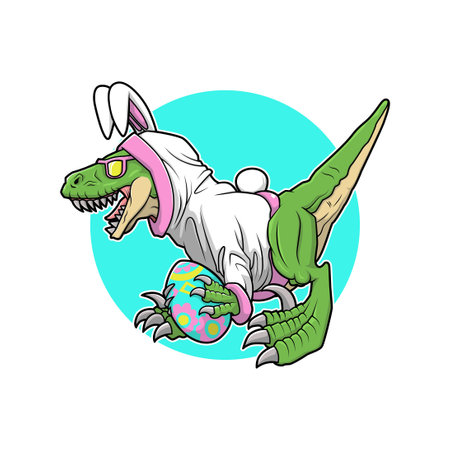 Cute dinosaur. Vector illustration for children's t-shirt.のイラスト素材