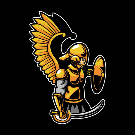 hussar polish iluustration vector designのイラスト素材