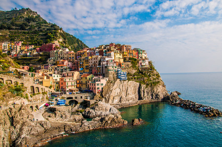 Postcard Perfect Manarolaの写真素材