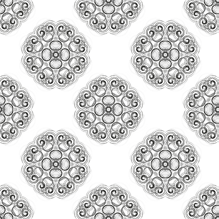 Vector seamless pattern background. Elegant luxury texture for wallpapers, backgrounds and page fill.のイラスト素材