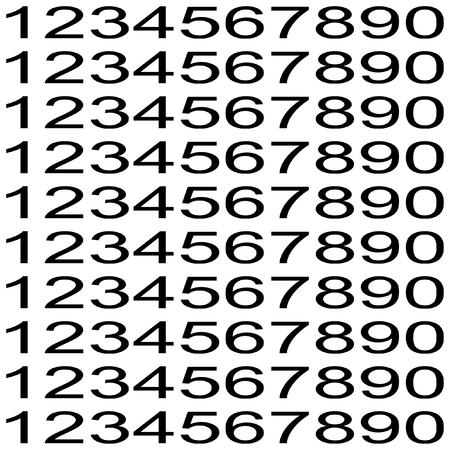 Numbers background. Seamless vertical pattern of digitsのイラスト素材