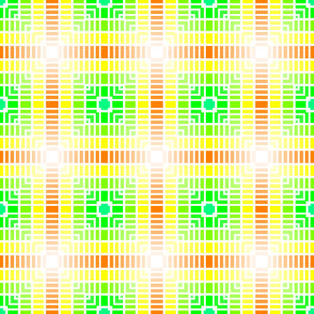 Colorful squares seamless pattern. The endless texture.Vector ornaments. Abstract geometric illustration.のイラスト素材