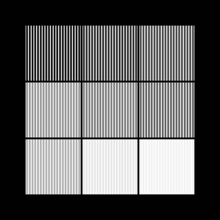 Set of striped vector seamless patternsのイラスト素材