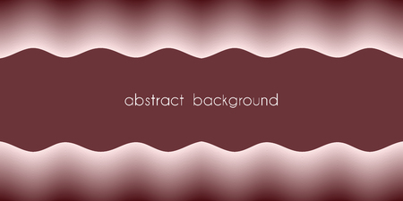 Wavy pattern creates a frame with space for text, vectorのイラスト素材