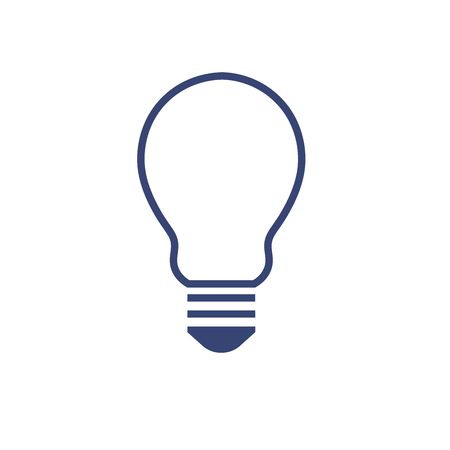 Vector illustration with light bulb concept.のイラスト素材