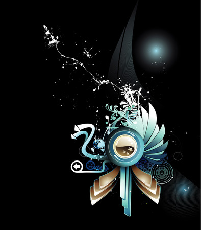 vector background illustrationのイラスト素材