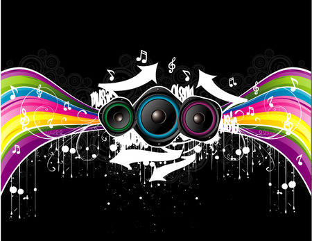 vector music illustrationのイラスト素材