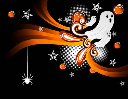 vector halloween illustrationのイラスト素材