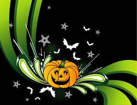 vector halloween illustrationのイラスト素材