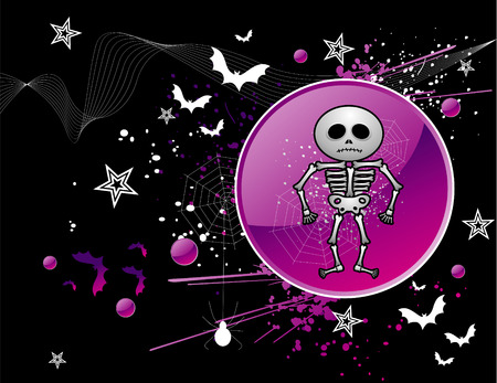 vector halloween illustrationのイラスト素材