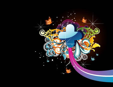 vector background illustrationのイラスト素材