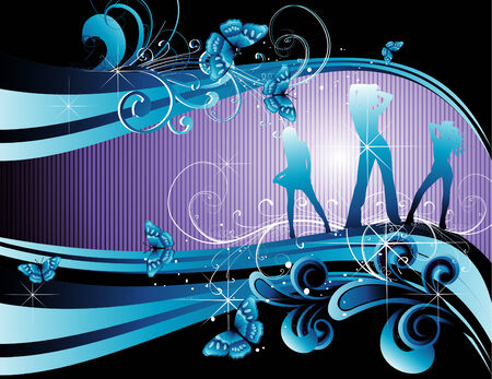 fashion illustrationのイラスト素材