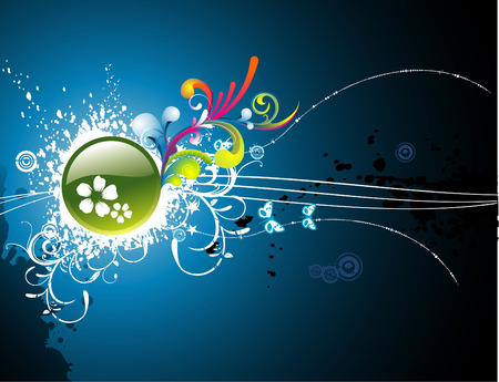 flower illustration のイラスト素材