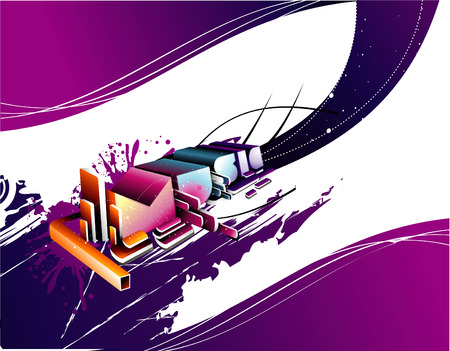 music illustrationのイラスト素材