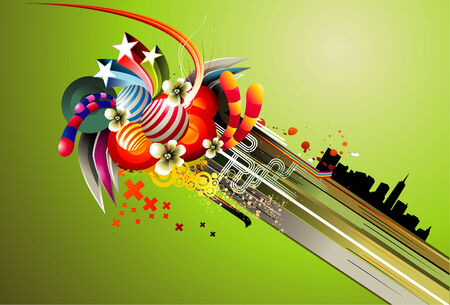 color illustrationのイラスト素材