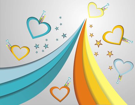 love designのイラスト素材