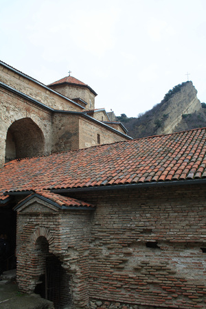 Mtskheta, Georgia. The Picturesque View Of Shiomgvime Or Shio-Mgvime Monastery, Medieval Monastic...