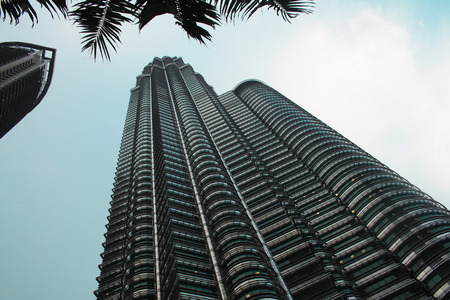 Kuala Lumpur, Malaysia. The KLCC twin tower, Petronas building in Kuala lumpur city center