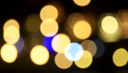 Bokeh, beautiful circle, reflection light, abstract christmas backgroundの写真素材
