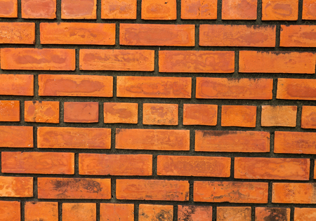 Surface of brown brick walls for design and background.の写真素材