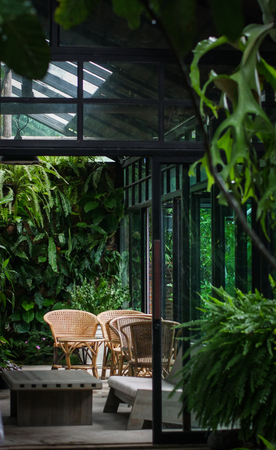 relax Conservatory - Greenhouseの写真素材
