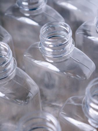 Plastic Bottle Packaging for Beverage Manufacturing.の写真素材