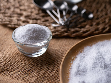 Isomalt or Maltitol sugar alcohol used as a sugar substitute.の写真素材