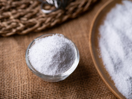 Isomalt or Maltitol sugar alcohol used as a sugar substitute and laxative.の写真素材