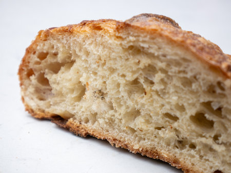 Bread Close-Up Showing Texture