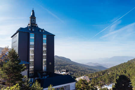 Beautiful scene of Navacerrada in Sierra of Madridのeditorial素材