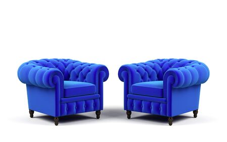 Two armchairs. の写真素材