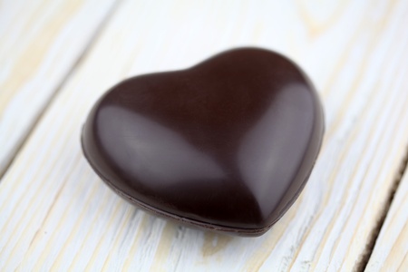 Chocolate heart の写真素材