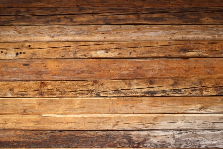 textured wood on a mountain cabin facadeの写真素材