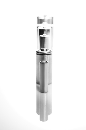 Ecology recycling concept, nature energy, many different types, used or new battery, rechargeable  accumulator, alkaline batteries in row on white backgroundの写真素材