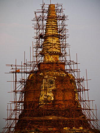 Pagoda,thailandの写真素材