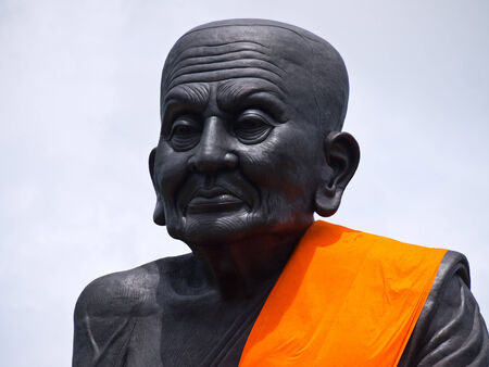 monk statue, Thailandの写真素材
